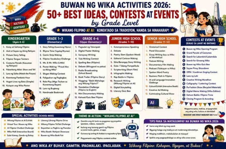Buwan ng Wika Activities