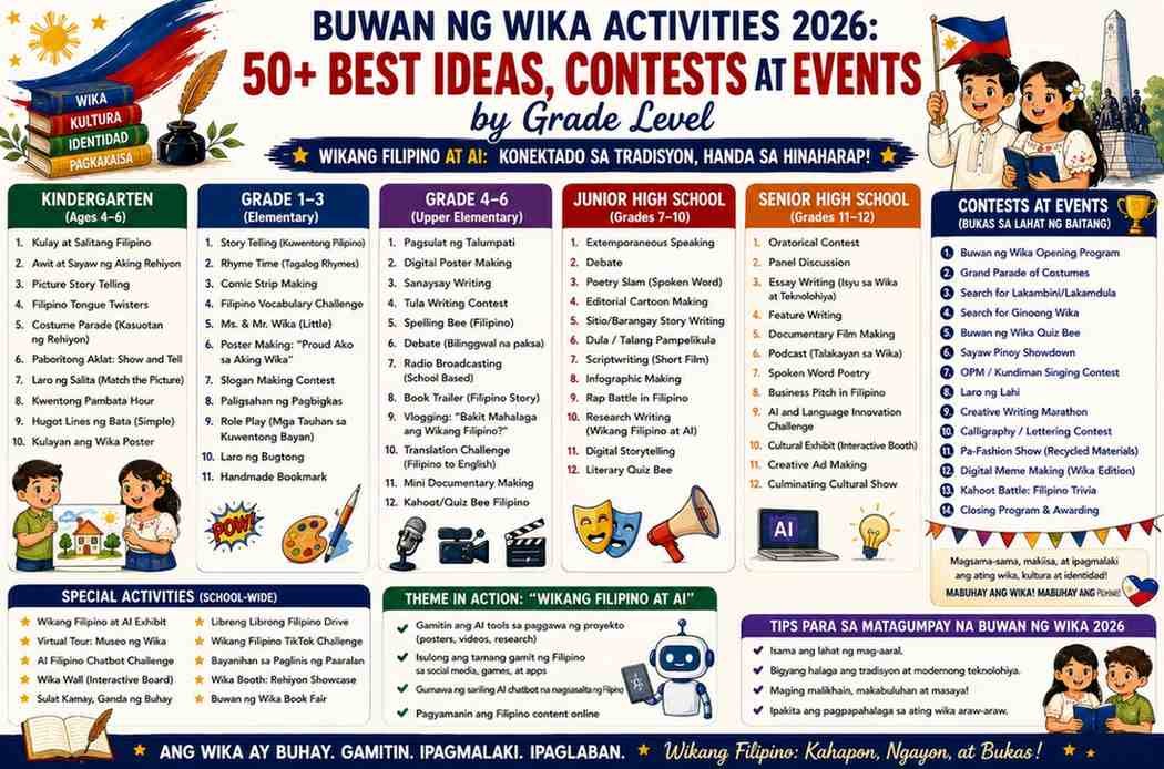 Buwan ng Wika Activities
