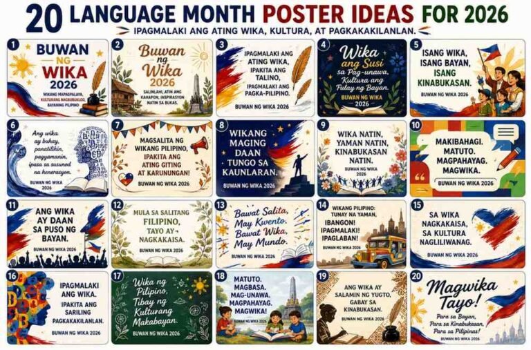 Buwan ng Wika Poster Ideas