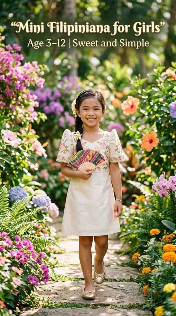 15. Mini Filipiniana for Girls — The Prettiest Buwan ng Wika Costume for Kids