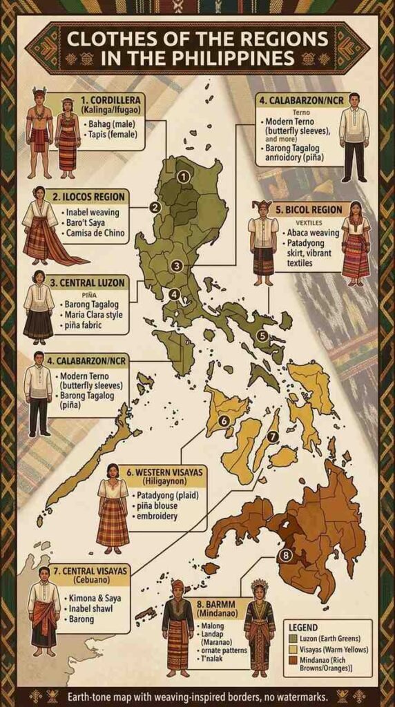 21. Regional Costume Map of the Philippines — Every Region, Every Buwan ng Wika Costume