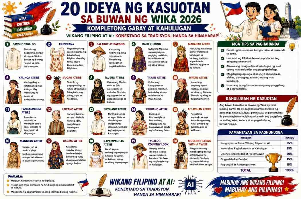 20 Buwan Ng Wika outfit ideas