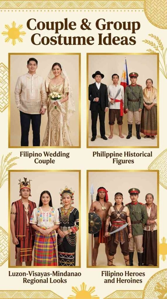 20. Buwan ng Wika Couple & Group Costumes — Coordinated Filipino Looks for Everyone
