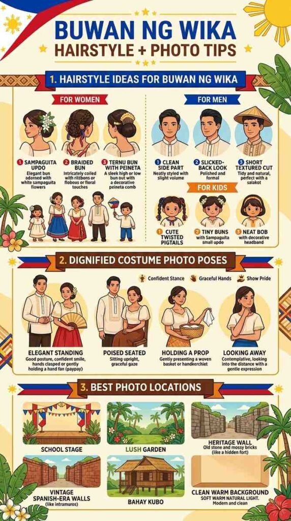 25. Hairstyle + Photo Tips for the Perfect Buwan ng Wika Costume OOTD