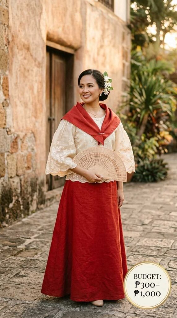 7. Classic Baro't Saya — The Heart of Every Buwan ng Wika Costume for Women