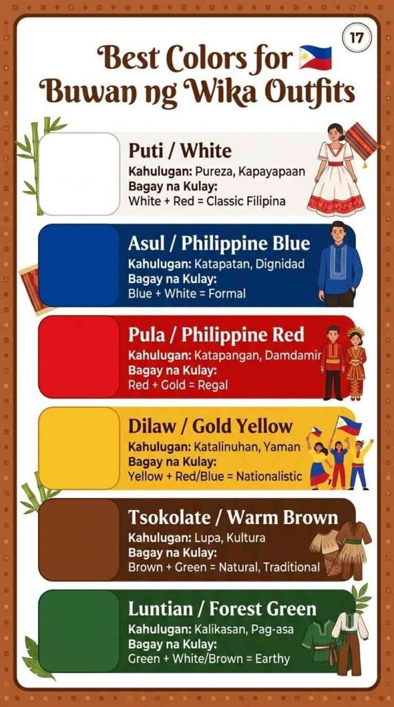 17. Gabay sa Pagpili ng Kulay: Ang Kulay ng Watawat ng Pilipinas