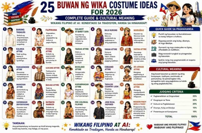 25 Buwan ng Wika Costume for 2026: Complete Guide & Cultural Meaning