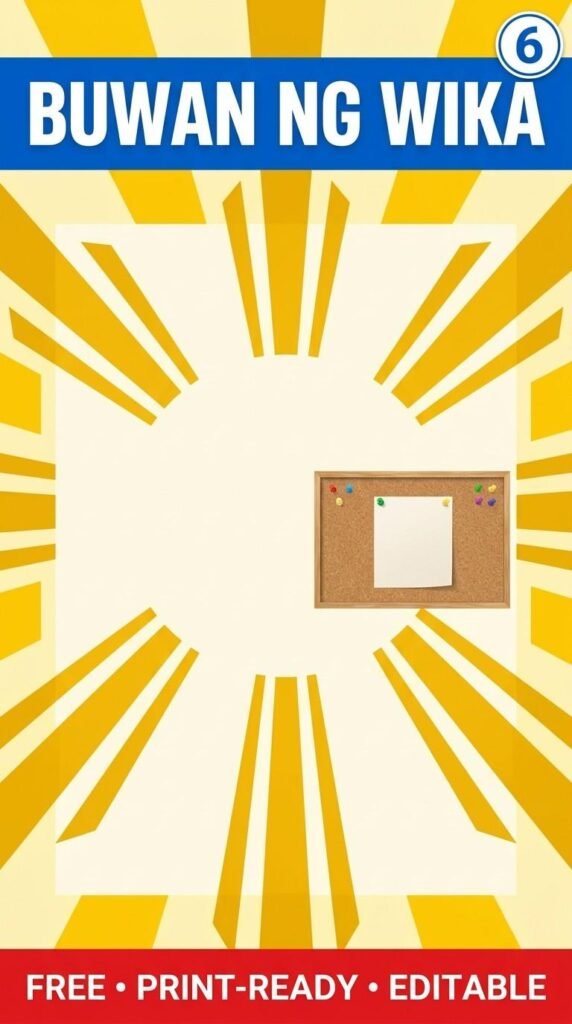 6. Gintong Sunburst Poster Background para sa mga Kumpetisyon