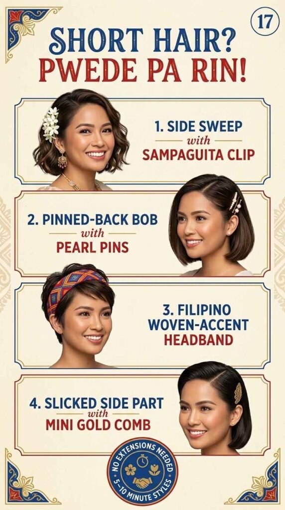 17. Ayos ng Buhok para sa Maikling Buhok — Walang Pusod? Walang Problema!