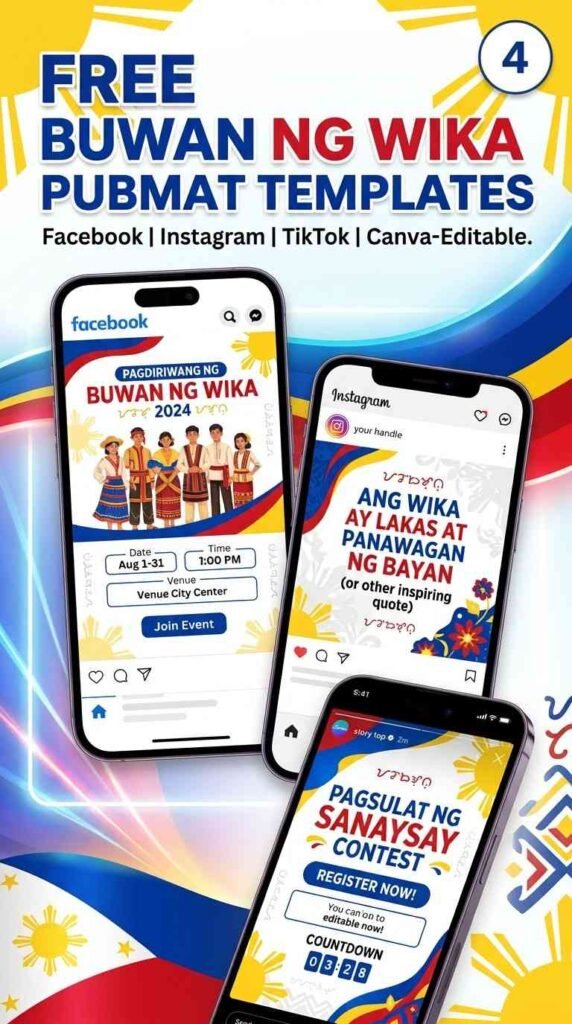 4. Kompletong Koleksyon ng Pubmat Templates para sa Facebook at Instagram